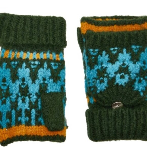 NWT Free People First Frost Fair Isle Mittens One Size Retail $58 - Picture 4 of 5